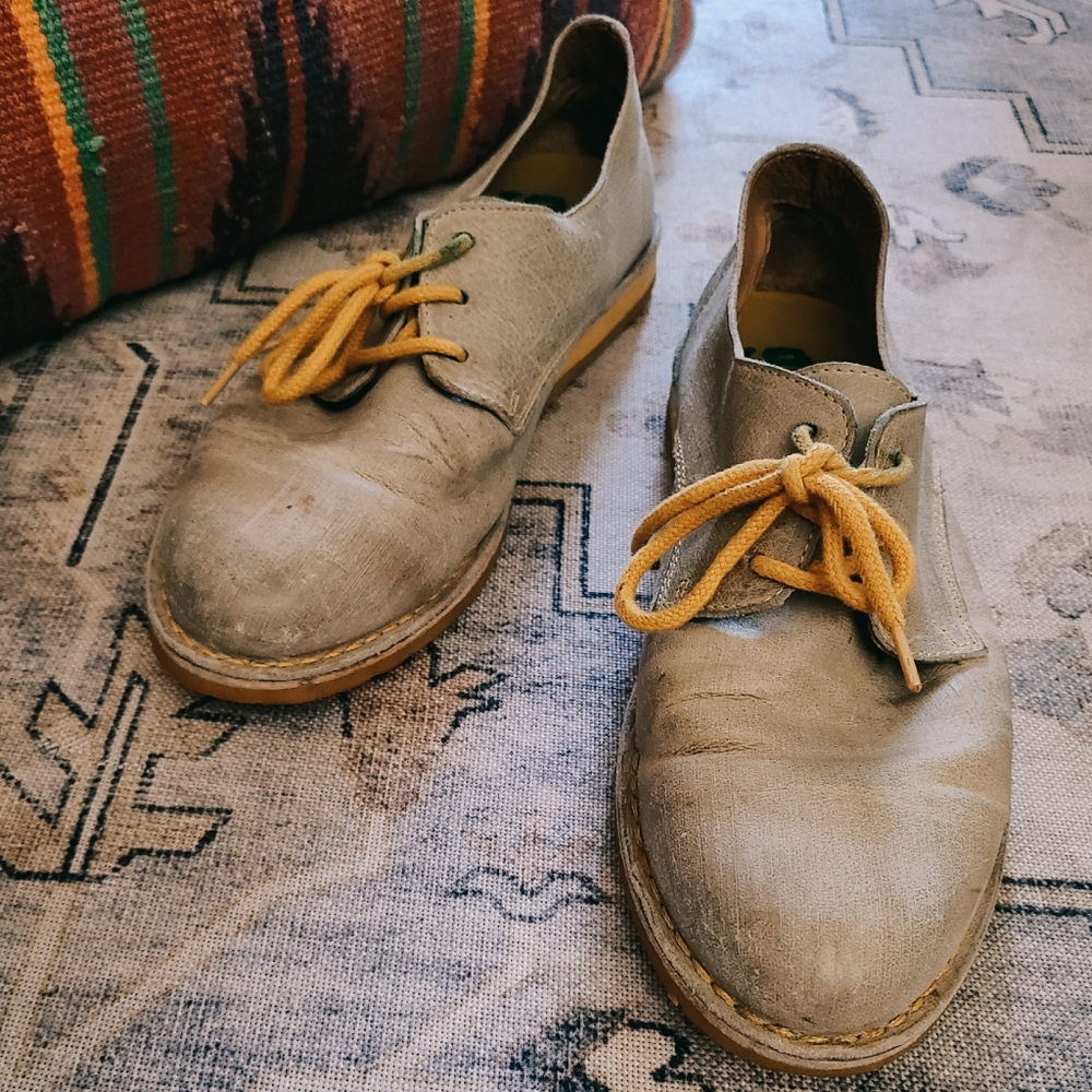 Groundhog Betina Derby Loafers Leather Size 38